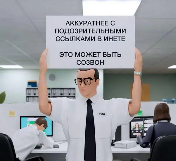 Мем - аккуратно в инете, это может быть созвон