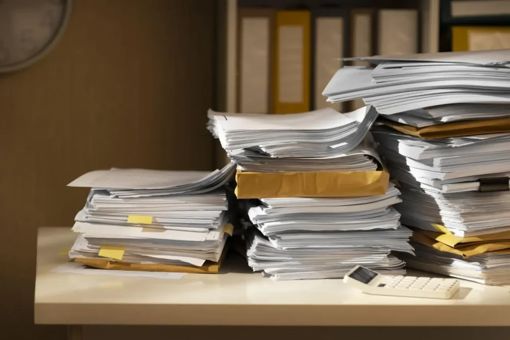 Бесконечные бумаги и таблицы вместо цифровых документов