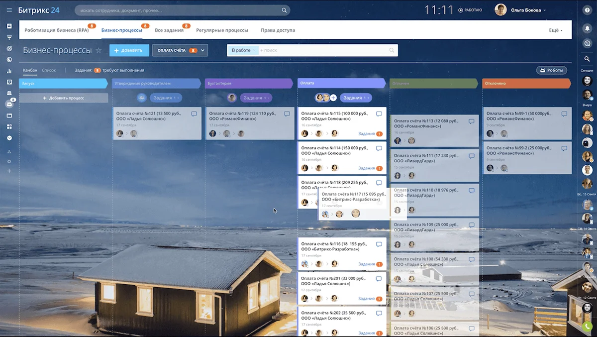 Стадии процесса