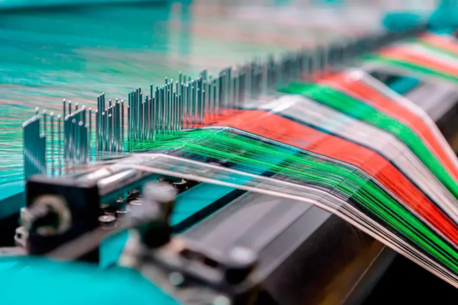 Производство льняных тканей на Оршанском льнокомбинате